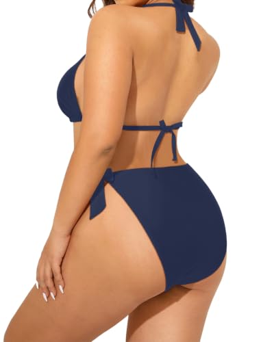 Image of Tempt Me Women Plus Size Sexy Bikini Set Two Piece Tie Side Swimsuit