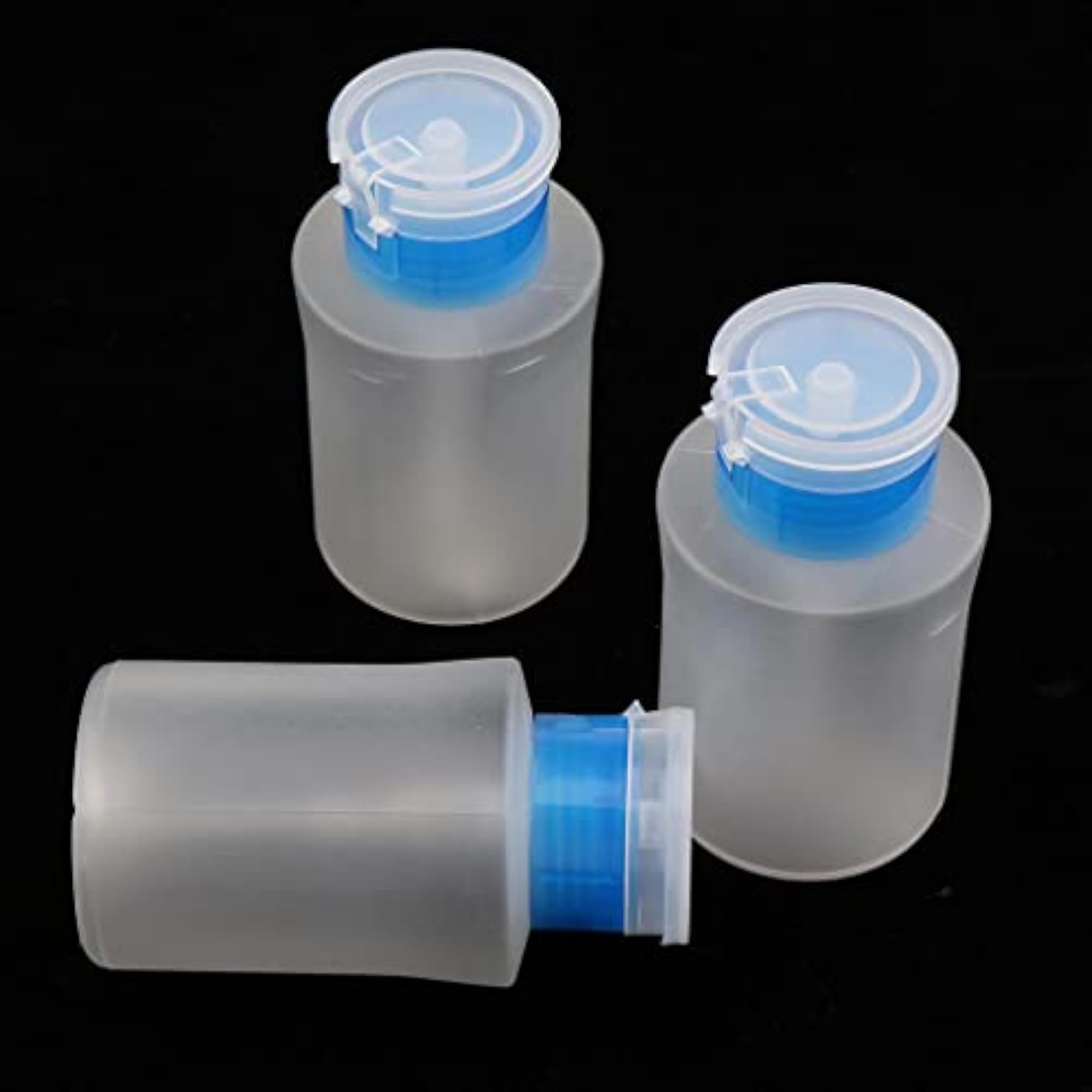 3pcs 180ml Empty Pump Bottles for Nail Remover