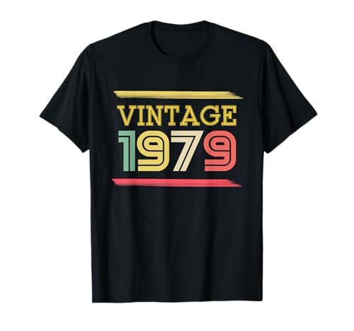 Regalo de 40 cumpleaños vintage 1979 clásico para hombres y mujeres Camiseta