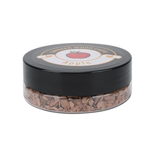 Qusedwey Ahumado Astillas de Madera Ahumador de Alimentos Ahumado Cóctel Ahumado Barbacoa Astillas de Árboles Frutales Serrín Ahumado Bloque de Madera A