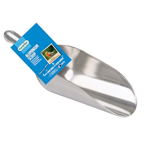 Gardman A01310 Aluminium Scoop Bird Feeding Acccessory, Stainless, Large