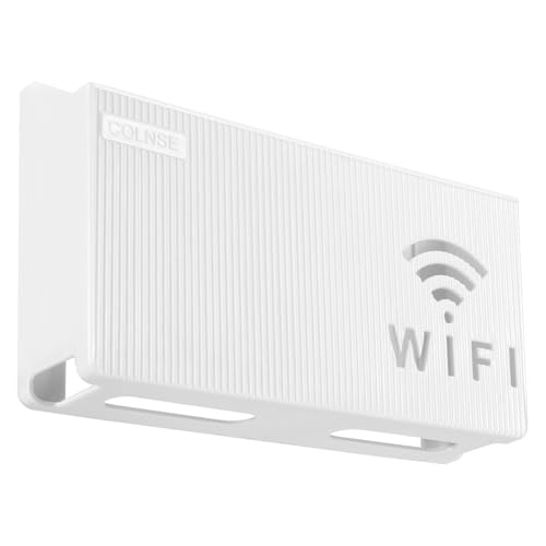Jieddey Boîte de Rangement pour Routeur WiFi,Support Mural étagère de Rangement Murale pour Salon TV étagère pour décoration d'intérieur
