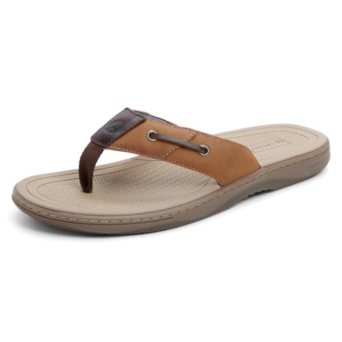 Image of Sperry Men's Baitfish Leather Flip Flop Sandal