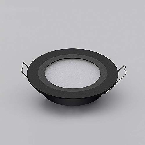 Placa LED redonda de 3W y 6000K downlight empotrable plano con driver de corriente AC110V 4