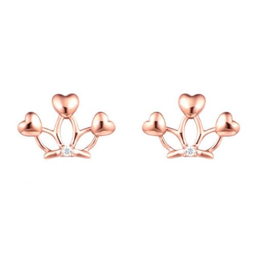 Piercing d'oreille or anti-allergie couronne diamant pour en finir avec les irritations