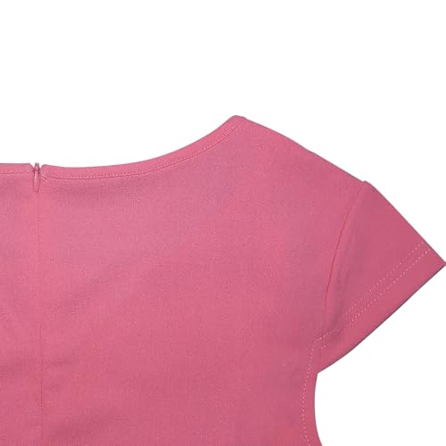 Yiershu Women's Elegant Sleeveless Bodycon Pencil Dress Casual Knee-Length Peplum Pencil Dresses Wear to Work4