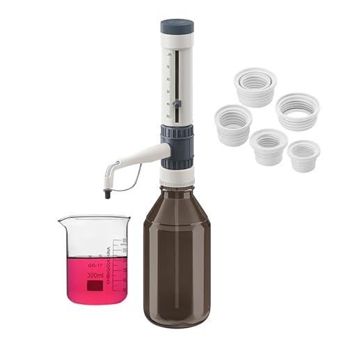 Flaschen-Flüssigkeitsspender mit Sicherheitskappe, Anti-Tropf-Design für präzise Dosierung von Lösungsmitteln & Reagenzien, inerte Materialien, ideal für den Laborgebrauch (70.9 g)