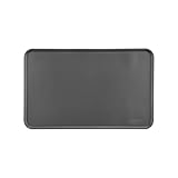AmazonBasics Silicone Waterproof Pet Food Mat - 18.5 x 11.5-Inch, Grey