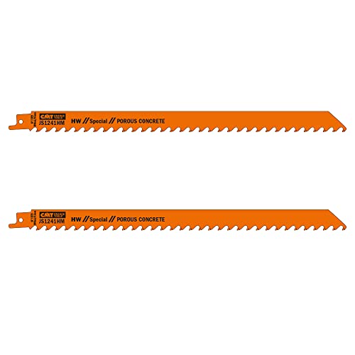 CMT ORANGE TOOLS JS1241HM-2 2 SAW BLADES SPECIAL HM 300x22x1.5 3TPI CARBIDE TIPPED, Orange,red - Image 2