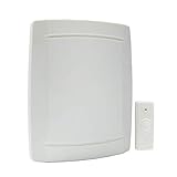 IQ America WD2408 Wireless Battery Operated Contemporary Door Chime Door Bell with 1 Pushbutton 3 Me