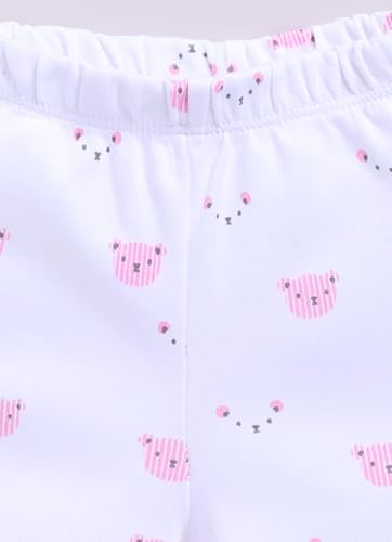 Image of Smart Baby 100% Cotton Interlock Fabric T-Shirt and Shorts Set for Baby Girls - Soft, Lightweight, Comfortable (Pack of 1)