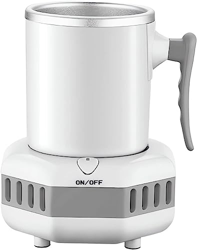 Image of Quick Rrink Cooling Cup, Instant Drink Water Cooler, Portable Mini Summer Coolers, Electric Drink Cooler, Home Office Cold Drink Machine Quick Cooling Mug, for Cola Beer Coffee Juice (White)