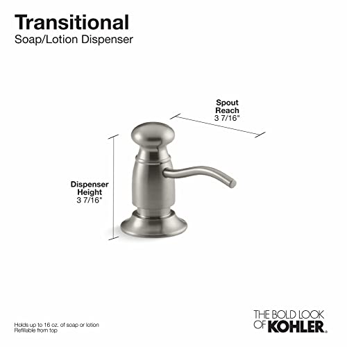 KOHLER TRADITIONAL SOAP/LOTION DISPENSER