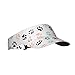 Cute Dog Paw Print Visor Hat, Fashion Sports Sun Visor Hat, Adjustable Golf Hats for Women Men