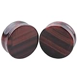 Baluue Expansores de Orejas de Piedra Roja para Mujeres, Cómodos y Fáciles de Combinar, Ideales para Fiestas y Banquetes, Diseño Delicado Moda