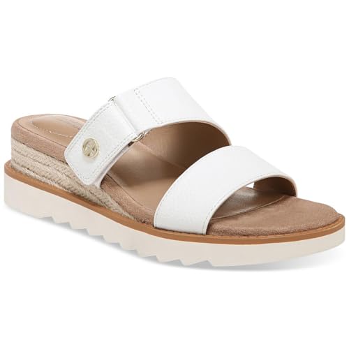 Giani Bernini Womens Bryerr Faux Leather Espadrilles Ivory 8.5 Medium (B,M)