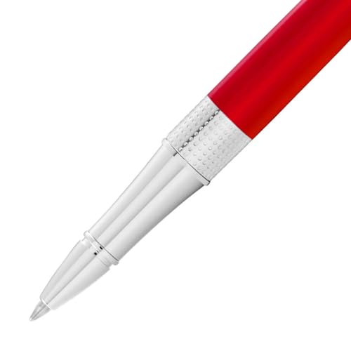 Bolígrafo Rollerball Cross Beverly recargable, tinta en gel, color rojo translúcido miniatura 2