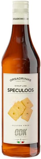 ODK Speculoos Biscuit Syrup | Cocktails, Coffee, Iced Tea, Cooking, Baking and Desserts| 75cl