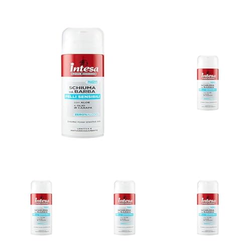 Intesa SCHIUMA BARBA PELLI SENSIBILI (Confezione da 5)