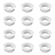 12st Mute Style Pack für Ohrstöpsel, Leises Silikon Mute Style Pack für Earplugs Paket zur Täglichen Kontrolle von Ohrstöpseln Mute Zubehör für Die Bibliotheksreise im Home Office (Weiß)