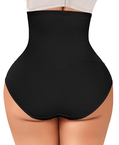 Image of Werena Tummy Control Shapewear Underwear for Women High Waisted Body Shaper Panties Shaping Briefs