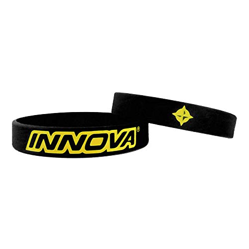 INNOVA Disc Golf Logo Silicone Wristband - Black