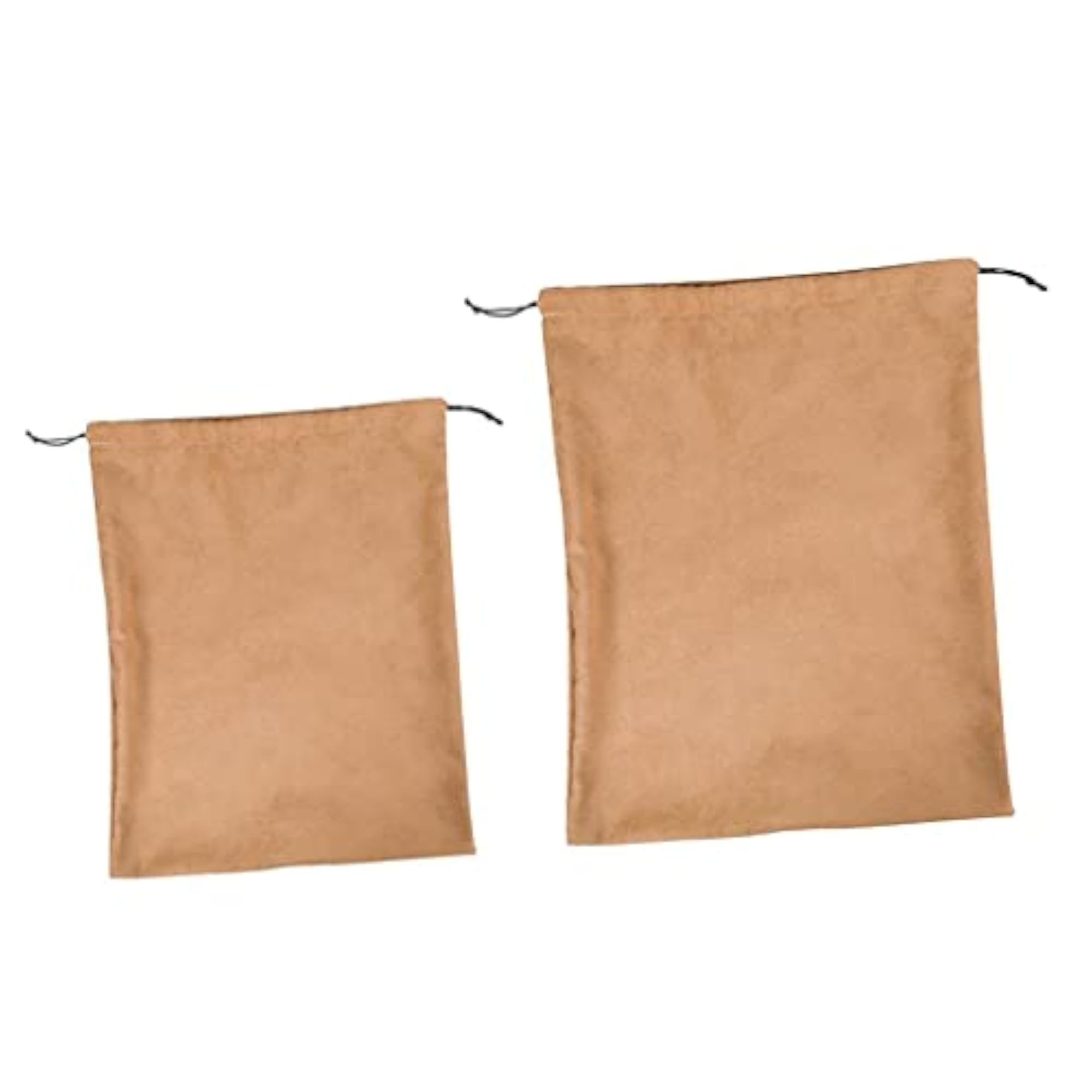Large Plain Dust Cover Drawstring Bag for Handbags, Khaki