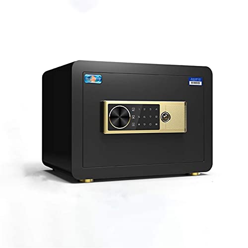 Coffre-fort ignifuge RLKHXBS en acier noir avec serrure numérique électronique pour maison
