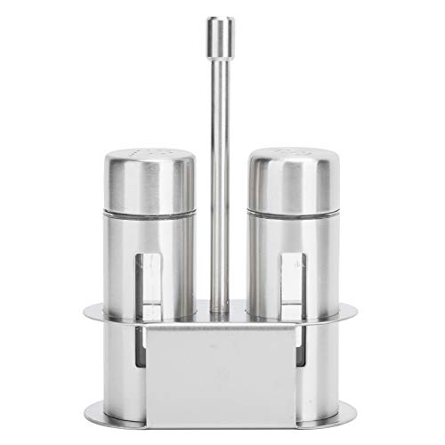 Shopping Spree Seasoning Pot, AntiCorrosion Condiment Jar, Transparent Silver Kitchen Accessory for Home Restaurant