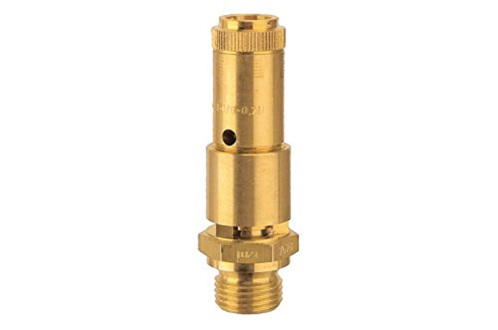 RIEGLER 104701-227.66-3,5 Sicherheitsventil DN 10, Messing, G 3/4, Ansprechdruck 3,5 bar, 1Stk