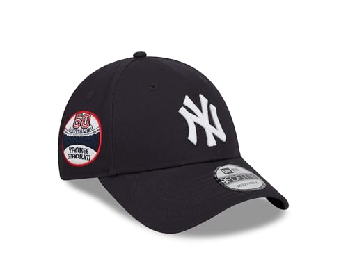 Casquette New Era Yankees MLB 9Forty bleu marine avec visière incurvée protectrice