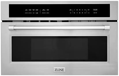 ZLINE 30 Inch wide, 1.6 cu ft. Built-in Convection Microwave Oven in Stainless Steel with Speed and Sensor Cooking
