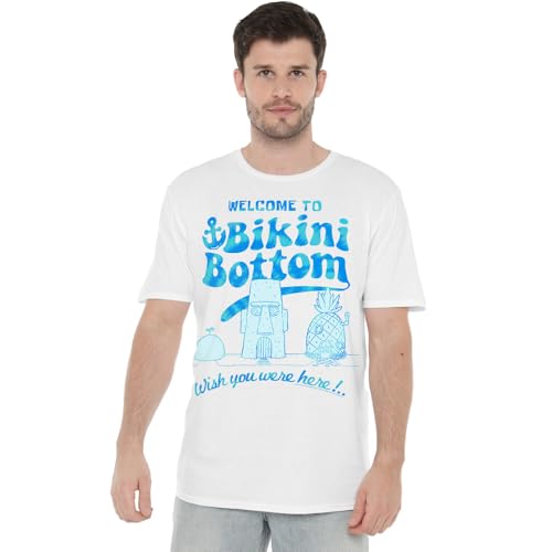 T-Shirt Spongebob coupe mixte anti-déformation pour un style durable