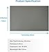 Polarized Film Sheets 2 PCS 7.8x5.9in/ 20x15cm Adhesive Polarizer Linear Polarizing Filter for Screen Educational Physics
