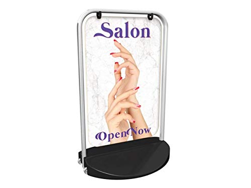 Salon Open Now Swinger 3000 Pavement Sign MEGA Listing Outdoor Street Advertising Display…