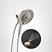 Delta 6-Setting In2ition 2-in-1 Dual Shower Head with Handheld High Pressure ProClean Spray, Brushed Nickel Detachable Shower Head with Hose, 1.75 GPM Flow Rate, Satin Nickel 75655SN