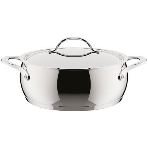 Lagostina Orchestra, sauteuse 26 cm, acier inoxydable 18/8, antiadhésive, 5 L