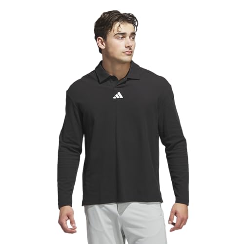 adidas Men's Beyond Long Sleeve Fit Polo Shirt3