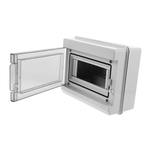 Holibanna Compact Breaker Box for Outdoor Power Supply for Gardens and Construction Sites Safeguards Circuits From Overloads and Circuits