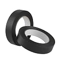 Lichamp 2 Pack Black Painters Tape 1 inch, Black Masking Tape 1 inch x 55 Yards x 2 Rolls (110 Total Yards)