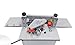 TECHTONGDA Portable Edge Bander Automatic Double-Sided Edge Banding Machine for Woodworking, Automatic Band Breaking for Straight and Curved Edges 110V