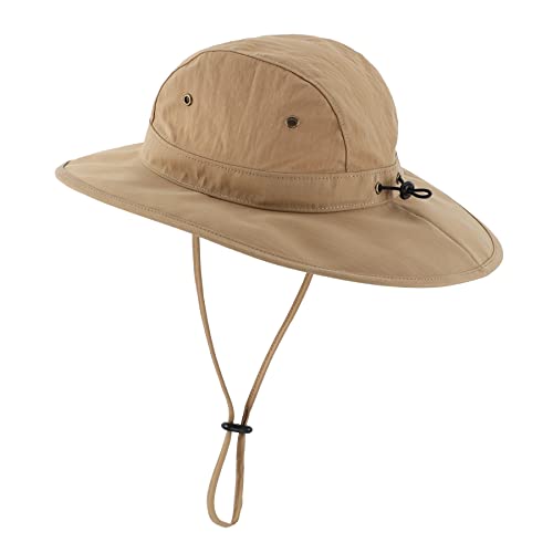 Image of Home Prefer Summer UPF 50+ Men's Bucket Sun Hat Wide Brim Fishing Hat Safari Hat