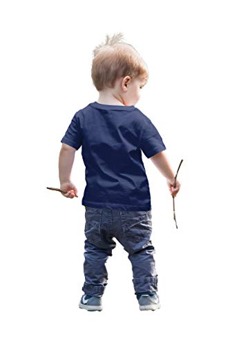 Image of Branded Boys Regular Fit Solid Plain 100% Cotton Bio Wash Fabric Kids t Shirts Slim Fit Round Neck Half Sleeves T-Shirt for Casual Wear in Summer Pack of One