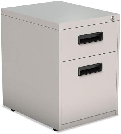 ALE Two-Drawer Metal Pedestal File44; Light Gray