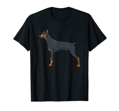 Doberman Dogs Fearless Doberman Divertido Camiseta