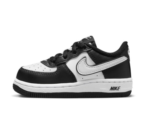 Nike Toddler Force 1 LV8 2 (TD) Black/White-Black Fashion Sneakers-DV1624 001-Size 4