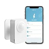 エジソンスマート 人感センサー アプリで通知をおとどけ スマート家電と連携 Alexa対応 防犯センサー モーションセンサー DMS-P06WH
