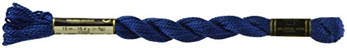 Hilo de Algodón Perla DMC 115 3-824 Azul Muy Oscuro miniatura 1