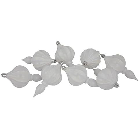 Northlight Shatterproof White Ornaments Cover