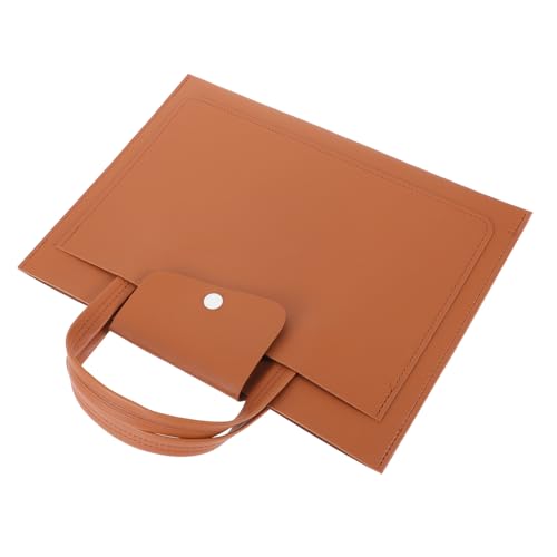 Bolsa de mano para portátil Kisangel de PU acabado premium y compacto